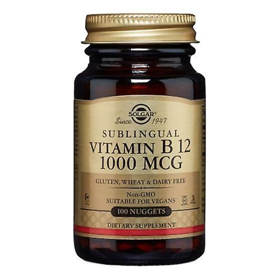  Solgar Vitamin B12, 1000mcg, 100 Nuggets