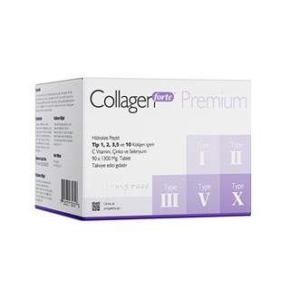 Collagen Forte Premium 5 Tip Kolajen 90 X 1300 Mg