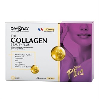 Day2Day The Collagen Beauty Plus Takviye Edici Gıda 40 ml x 30 Adet 10.000 MG