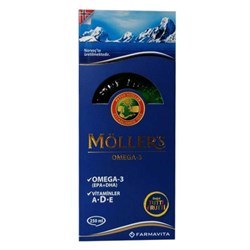 Möllers Omega-3 Balık yağı şurubu 250 ml tutti frutti