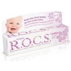 ROCS Baby 0-3 Yaş Ihlamur Özlü Yutulabilen Diş Macunu 35ml.