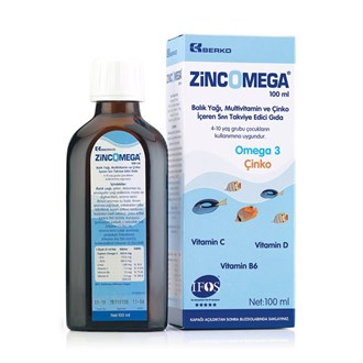 Zincomega Omega-3 Balık Yağı Şurubu 100 ml